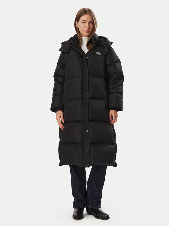 KARL LAGERFELD Kurtka zimowa B4W15042 Czarny Regular Fit