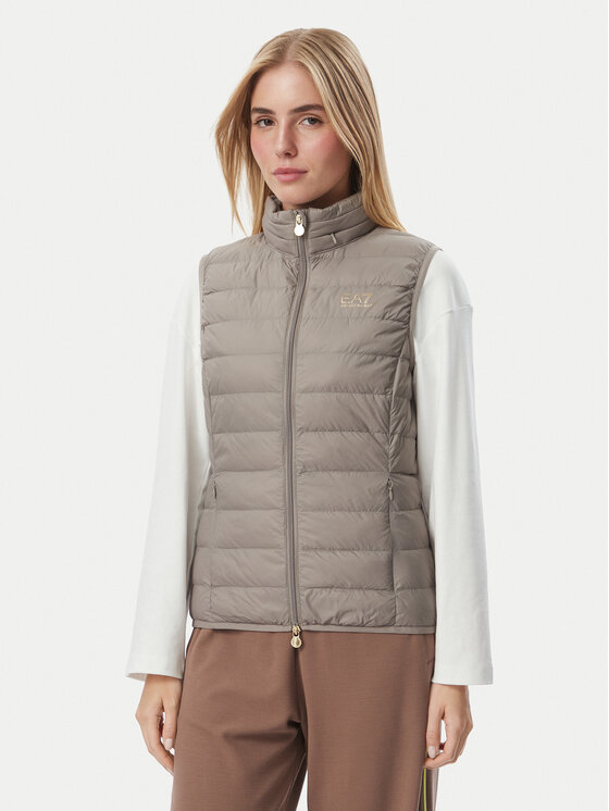 EA7 Emporio Armani Bezrękawnik 7W000472 AF12477 U6100 Beżowy Regular Fit