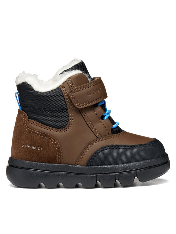 Geox Kozaki B Willaboom Boy B Abx B365BK 0ME22 C6238 S Brązowy ciemny