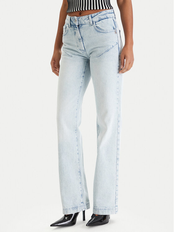 Patrizia Pepe Jeansy 8P0805/D1WZB-CB01 Niebieski Regular Fit