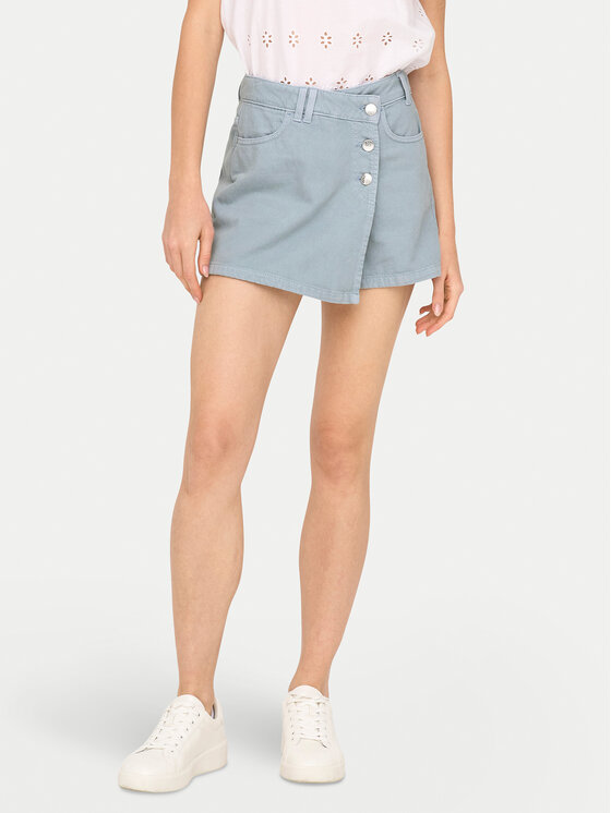 ONLY Spódnico-szorty Milly 15338617 Błękitny Regular Fit