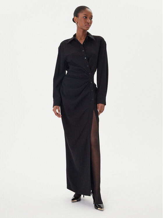 Eleh Sukienka wieczorowa EFW250275 Czarny Regular Fit