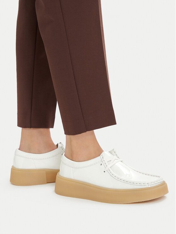 Clarks Półbuty Torview W 26186673 Biały