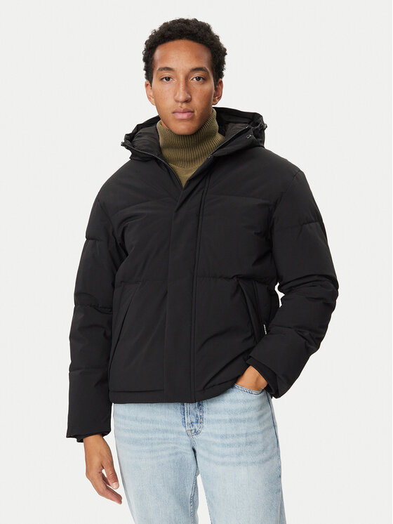 Jack & Jones Kurtka zimowa Soho 12298862 Czarny Regular Fit