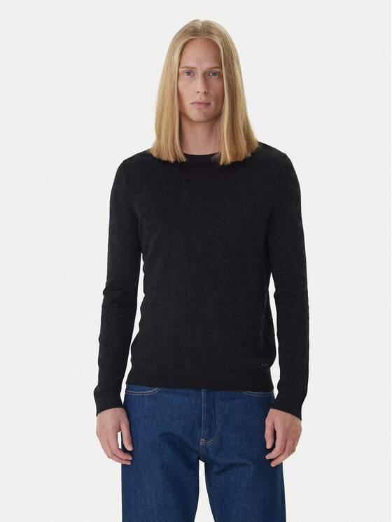 JOOP! Sweter 17 JK-26Cahilo 30047704 Czarny Modern Fit