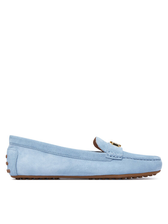 LAUREN RALPH LAUREN Mokasyny Barnsbury 802821629034 Niebieski jasny