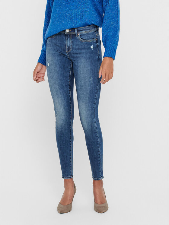 ONLY Jeansy Wauw 15219241 Niebieski Skinny Fit