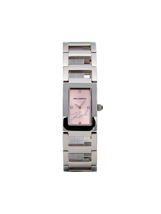 KARL LAGERFELD Zegarek R0553103505 Srebrny