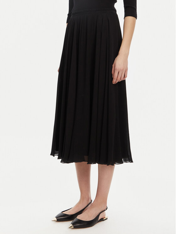 Marella Spódnica maxi Brado 2523106011 Czarny Regular Fit