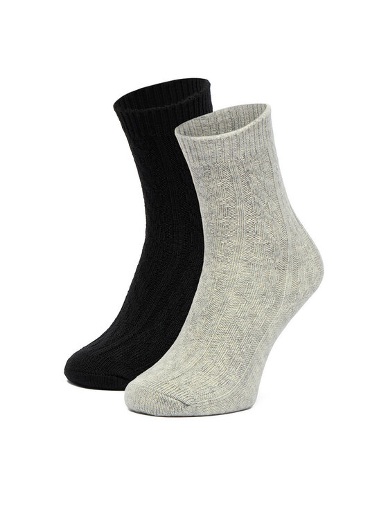 Nine West Skarpety długie CEO_LA_NW_17637_W_AW26 (2-PACK) Czarny