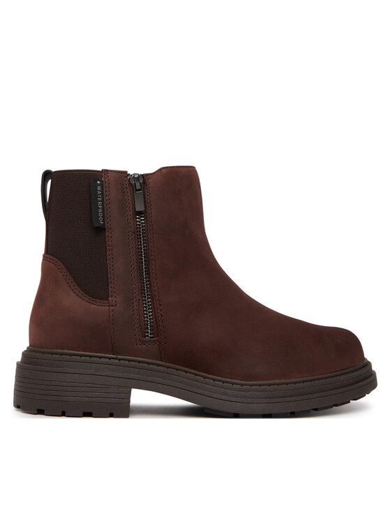 Clarks Botki Orinoco 3 zip Wp 26327123 Brązowy ciemny