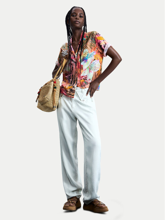 Desigual Koszula Nasau 26SWCW34 Kolorowy Regular Fit