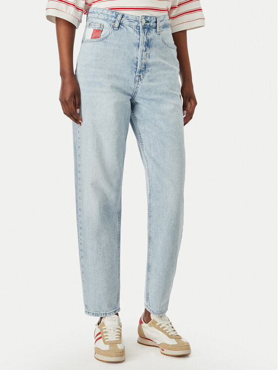 Tommy Jeans Jeansy DW0DW23467 Niebieski Mom Fit