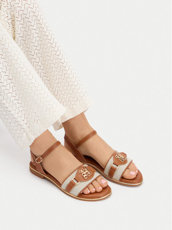 Nine West Klapki CEO-6165-33 Brązowy