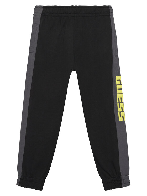 Guess Spodnie dresowe N6RB01 KA6R4 Czarny Regular Fit