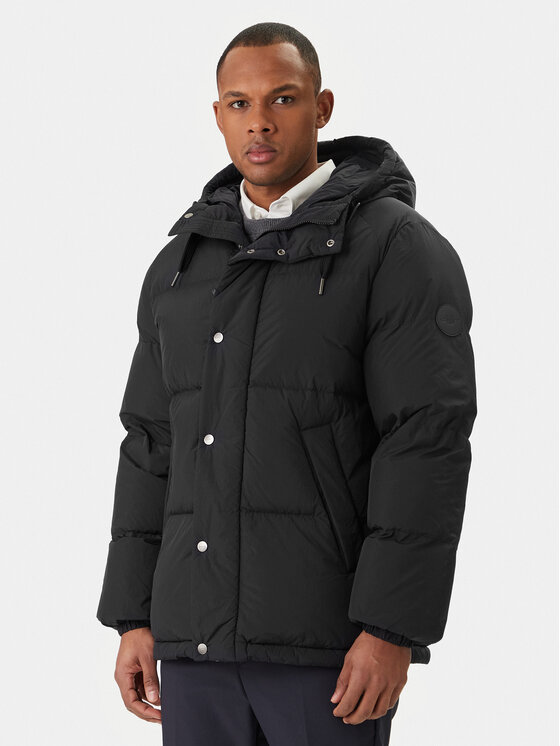 Gant Kurtka puchowa 7006567 Czarny Regular Fit