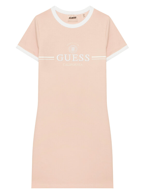 Guess Sukienka codzienna J6GK26 KCQX1 Różowy Slim Fit
