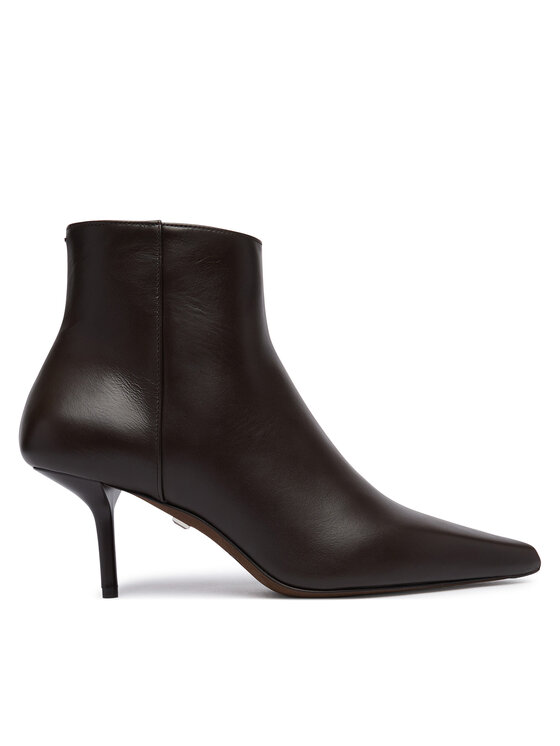 Max Mara Botki Mxalightbootie 2624796032600 Brązowy ciemny