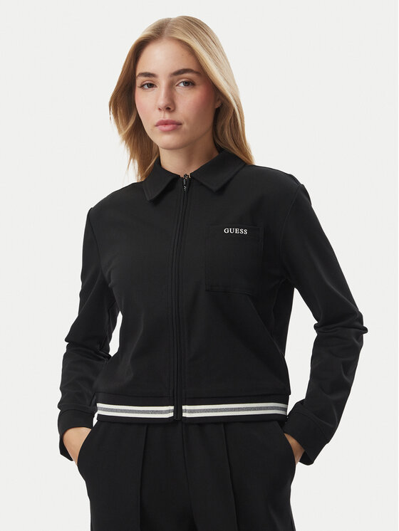 Guess Bluza V6BQ11 W4757 Czarny Regular Fit