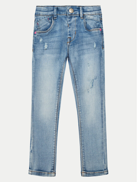 NAME IT Jeansy 13237182 Błękitny Slim Fit