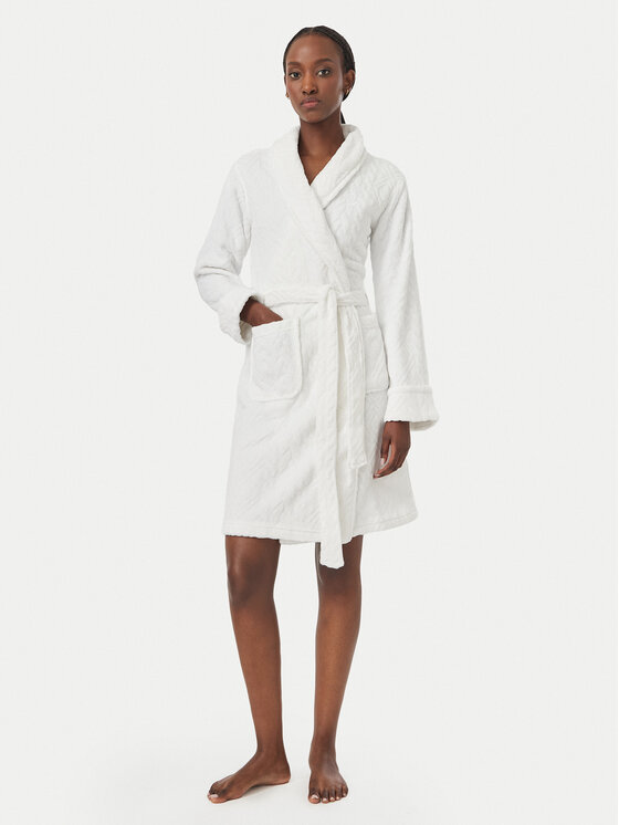LAUREN RALPH LAUREN Szlafrok ILN42534 Biały