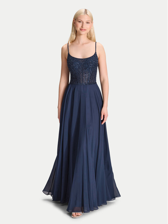 Hey Kyla Sukienka wieczorowa 5AK023HK Granatowy Regular Fit