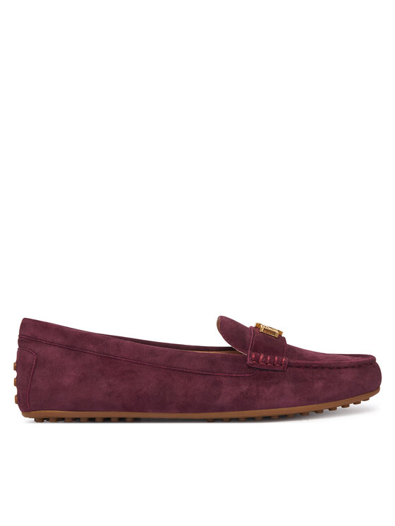 LAUREN RALPH LAUREN Mokasyny Barnsbury 802821629037 Bordowy
