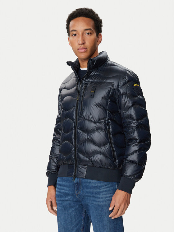 Blauer Kurtka przejściowa Daniel 26WBLUC03067 Granatowy Regular Fit