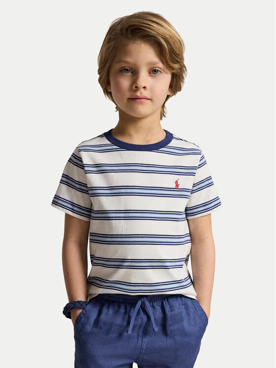 Polo Ralph Lauren T-Shirt 322A12297001 Niebieski Regular Fit