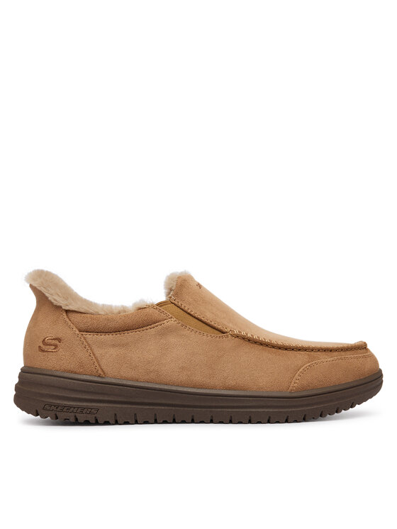 Skechers Mokasyny Murette-Scofield 205606/TAN Brązowy jasny