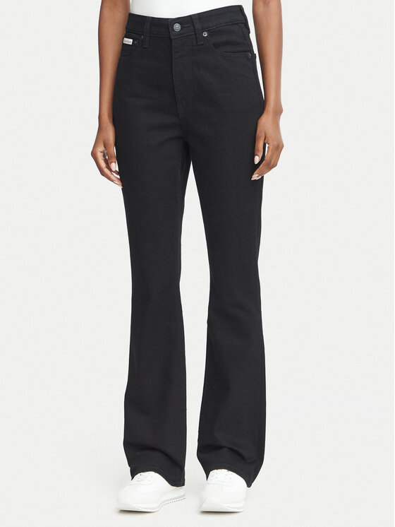 Calvin Klein Jeans Jeansy LV047H938G Czarny Bootcut Fit