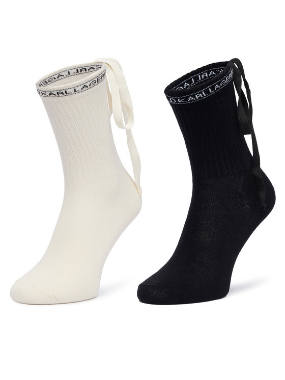 KARL LAGERFELD Skarpety długie B3W47037 Czarny
