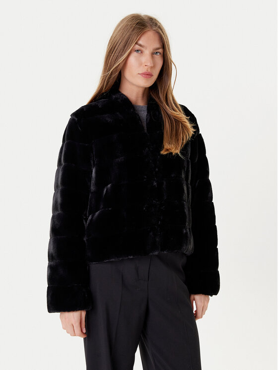 Marella Futro Emme by Marella Carpazi 2525456011 Czarny Regular Fit