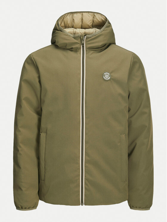 Jack & Jones Junior Kurtka zimowa 12263276 Zielony Regular Fit