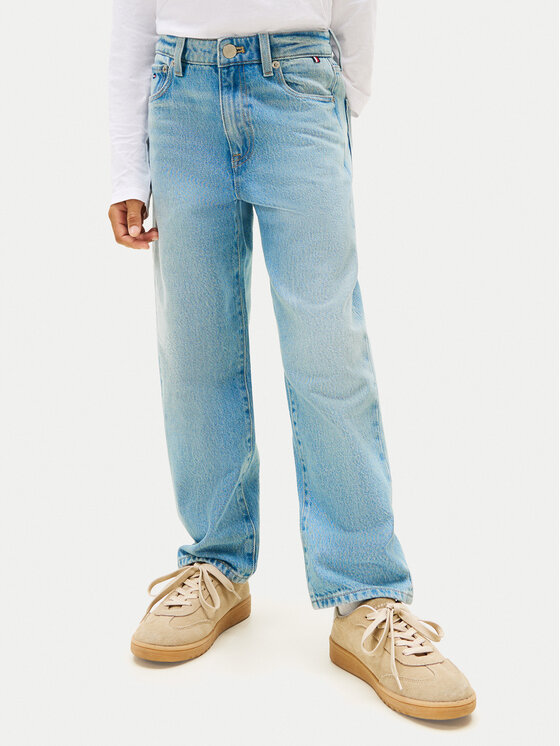 Tommy Hilfiger Jeansy KB0KB10037 Niebieski Baggy Fit