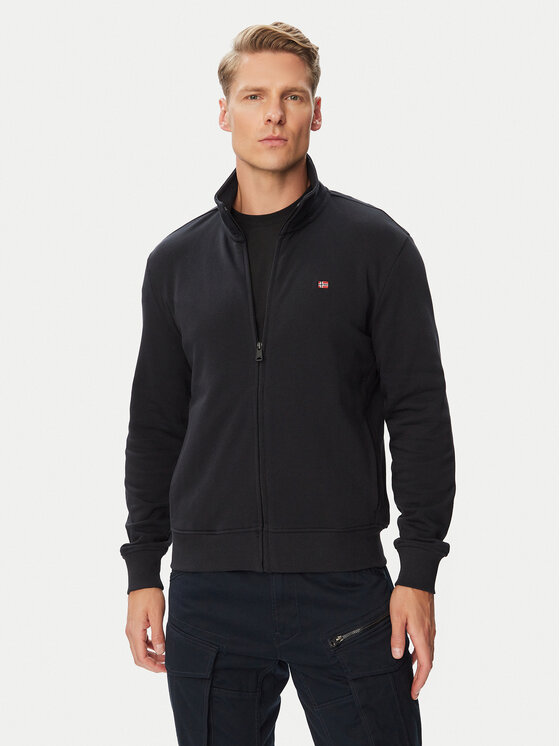 Napapijri Bluza Balis NP0A4HHW Czarny Regular Fit