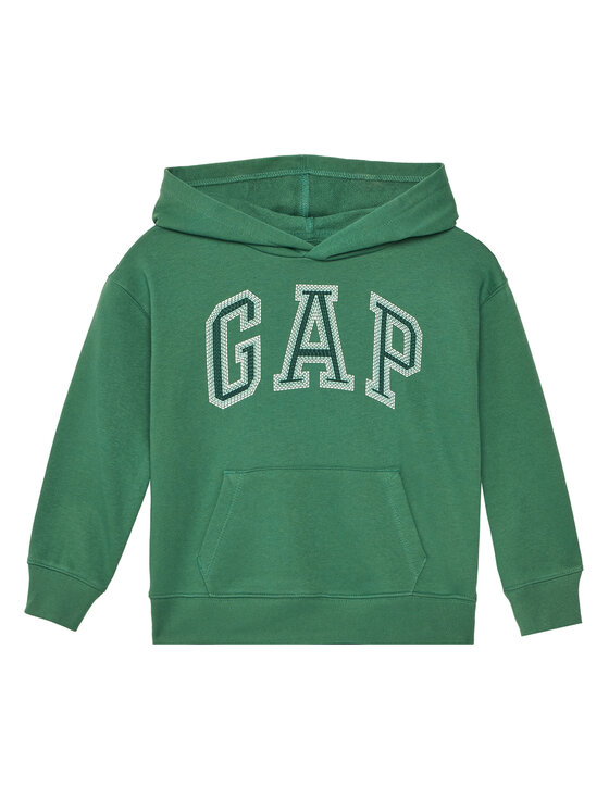 Gap Bluza 743971-02 Zielony Regular Fit