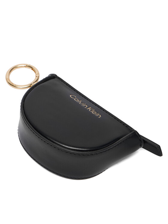 Calvin Klein Etui na klucze Ck Embossed Mini Pouch Bag Charm LV04F1190G Czarny