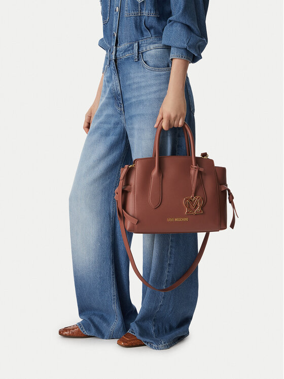LOVE MOSCHINO Torebka JC4055PP1PLL0200 Brązowy