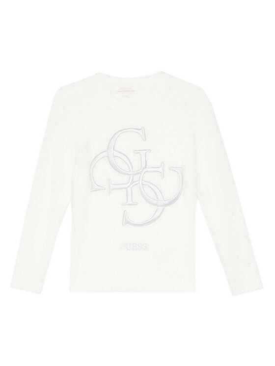 Guess Sweter J5BR07 Z0720 Écru Regular Fit
