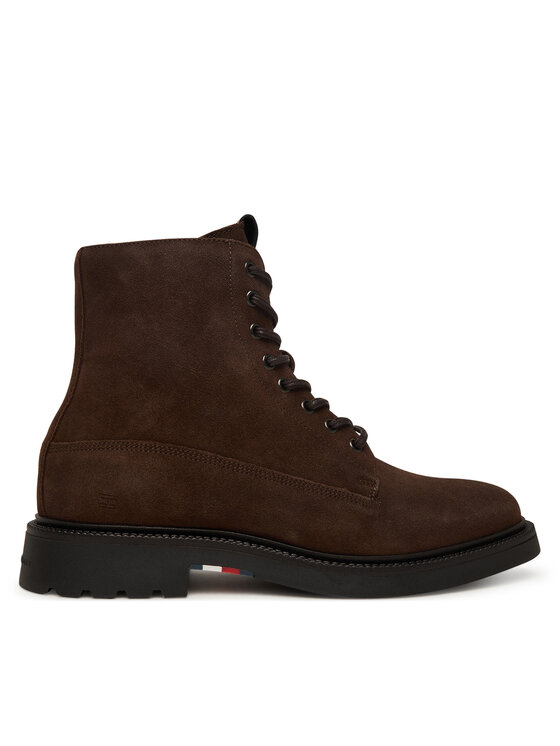 Tommy Hilfiger Kozaki Comfort Lwt FM0FM05594 Brązowy