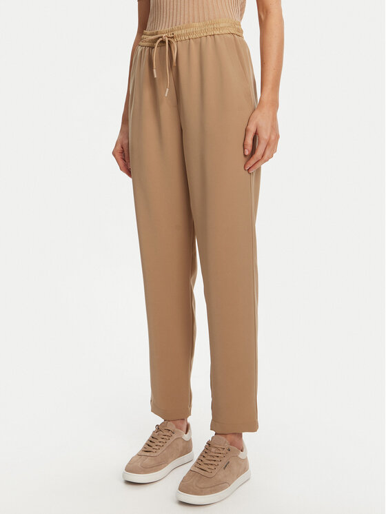 Marella Spodnie dresowe Abitata 2513131045 Beżowy Regular Fit