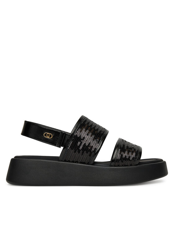Liu Jo Sandały Amber 01 SA5187 TX055 Czarny