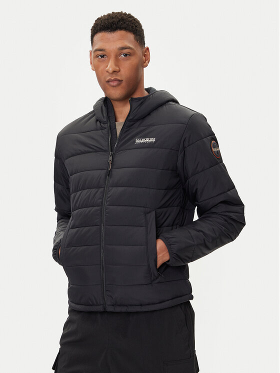 Napapijri Kurtka zimowa A-Gesar H NP0A88U3 Czarny Regular Fit