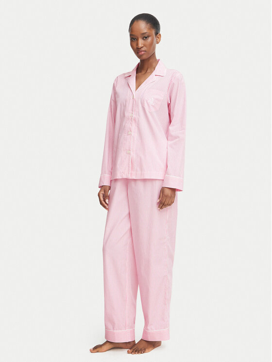 LAUREN RALPH LAUREN Piżama ILN92315 Różowy Regular Fit