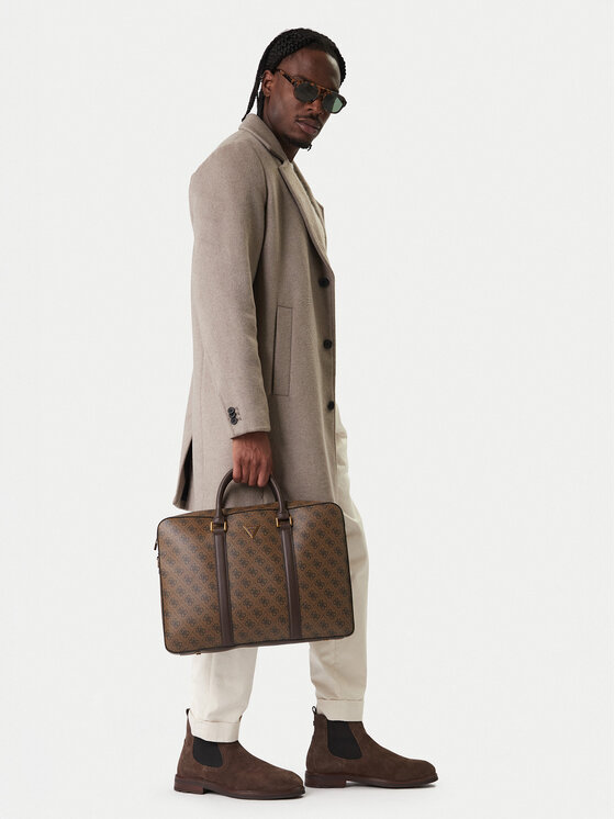 Guess Torba na laptopa HMMILO P6169 Brązowy