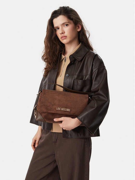 LOVE MOSCHINO Torebka JC4092PP1PLD130A Brązowy