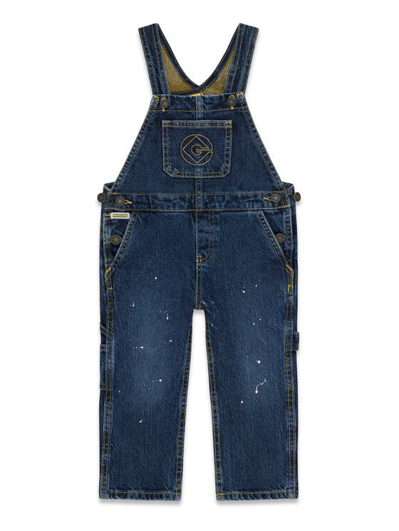 Guess Jeans Ogrodniczki N6YA08 D2276 Granatowy Regular Fit
