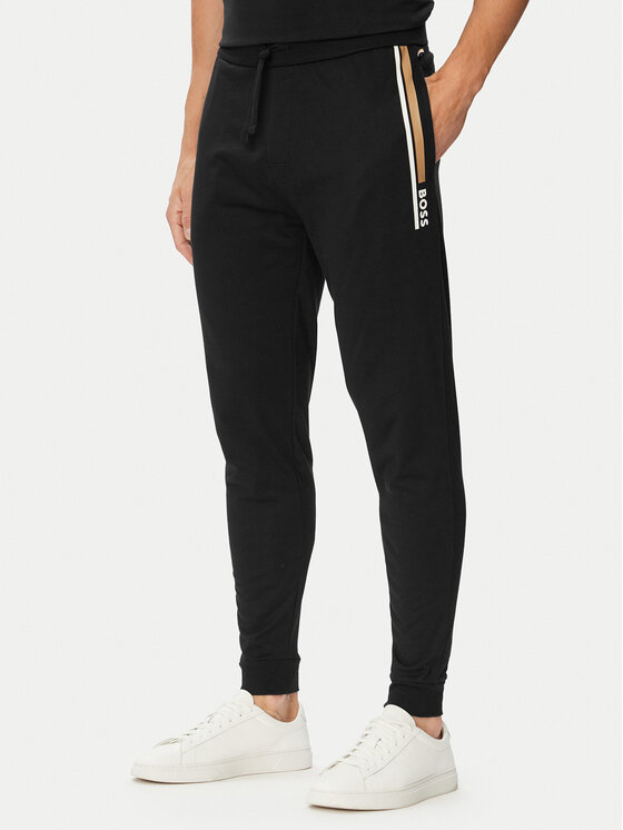BOSS Spodnie dresowe Authentic Pants 50554784 Czarny Regular Fit