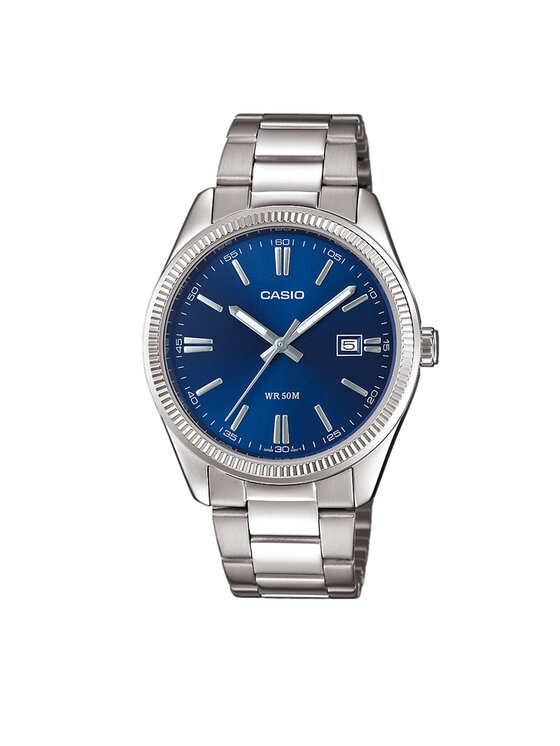 Casio Zegarek MTP-1302PD-2AVEF Srebrny